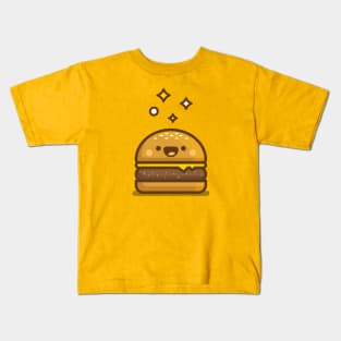 Golden Cheeseburger Kids T-Shirt